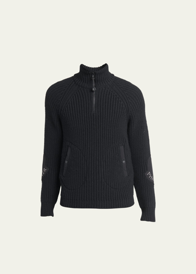 Moncler Genius Moncler X Pharrell Williams Men's Ribbed Turtleneck In Black