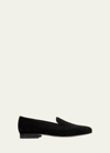 Ralph Lauren Alonzo Smoking Slipper In Classic Purple