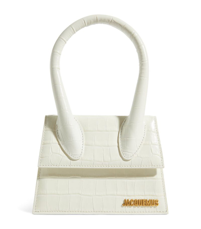 Jacquemus Medium Chiquito Top-handle Bag In Ivory