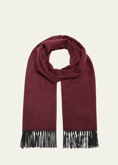 Kiton Men's Cashmere Scarf In Red