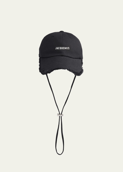 Jacquemus La Casquette Artichaut In Black