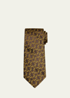 Charvet Men's Paisley Silk Tie In 6 Brown