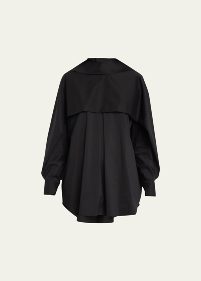 Issey Miyake Black Crest Shirt In 15-black