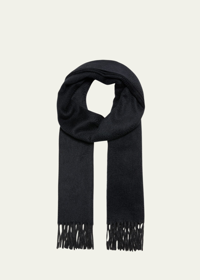 Kiton Men's Cashmere Scarf In Dk Gry