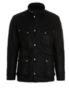 Barbour Black Logo Patch Jacket In Black