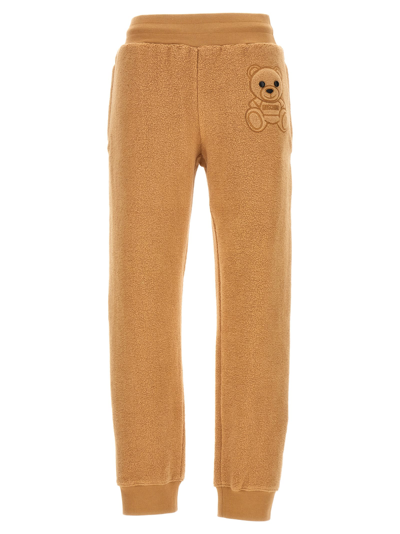 Moschino Orsetto Joggers In Beige