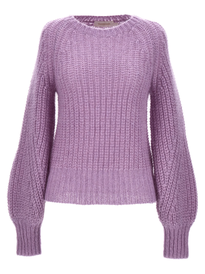 Zimmermann Mohair Blend Jumper In Purple