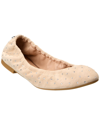 STUART WEITZMAN STUART WEITZMAN BLING SUEDE BALLET FLAT