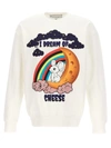 Jw Anderson J.w. Anderson 'i Dream Of Cheese' Sweatshirt In White