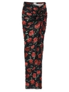 Magda Butrym Appliquéd Floral-print Stretch-jersey Maxi Skirt In Multicolor