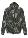 Moncler Day Namic Abstract-print Bomber Jacket In Multicolor