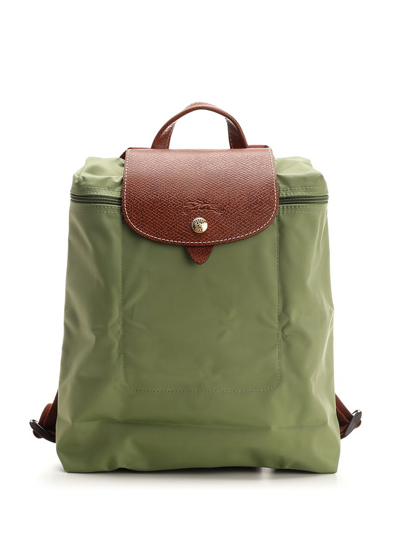 Longchamp Le Pliage Original Backpack In Green