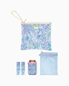 Lilly Pulitzer Beach Day Pouch In Surf Blue Soleil It On Me