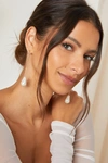 Petit Moments Wren 14kt Gold And Pearl Drop Earrings In Gold