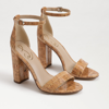 SAM EDELMAN SAM EDELMAN YARO BLOCK HEEL SANDAL NATURAL CORK