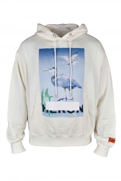 Heron Preston Censored Graphic-print Hoodie In White