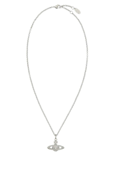 Vivienne Westwood Orb Charm Chain In Silver