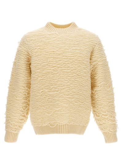 Dries Van Noten Monty Crewneck Sweater In Beige