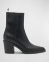 Gianvito Rossi 75mm Elasticated Pointed Toe Boots In Black