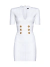 Balmain Kleid  Damen Farbe Weiss In Blanc