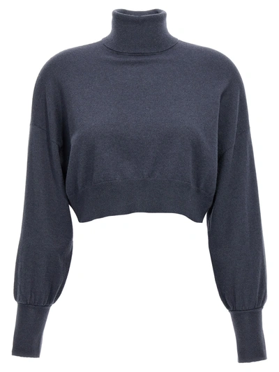 Brunello Cucinelli Monile Turtleneck Jumper Jumper, Cardigans Blue