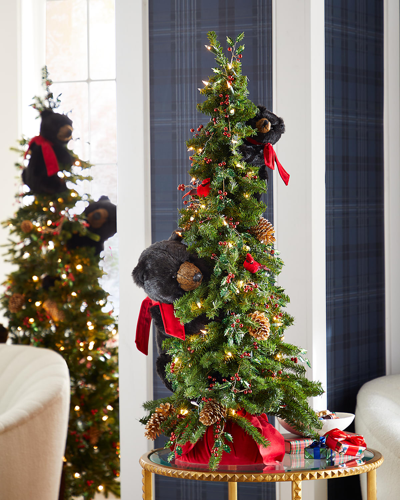 Ditz Designs By The Hen House Glorious Holiday Black Bear Play Tree