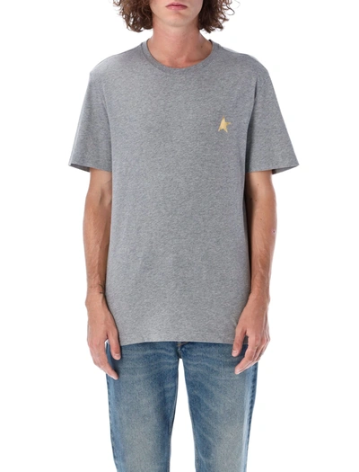 Golden Goose Logo-print Cotton T-shirt In Grey