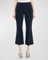 Theory Clean Kick Pants In Deep Navy