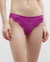 Simone Perele Karma Lace Tanga Briefs In Bougainvillea