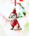 Joy To The World Collectibles Shih Tzu In Winter Sweater And Ski Hat Holiday Ornament