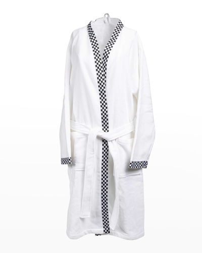 Mackenzie-childs Courtly Spa Robe, Large In White