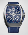 FRANCK MULLER MEN'S STAINLESS STEEL VANGUARD YACHT WATCH WITH COMPASS
