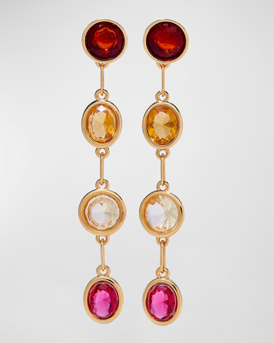 Lizzie Fortunato City Of Gems Earrings In Multi