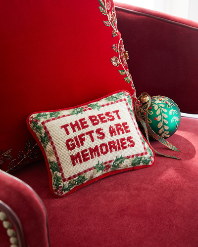 C & F Enterprises The Best Gifts Are Memories Needlepoint Pillow