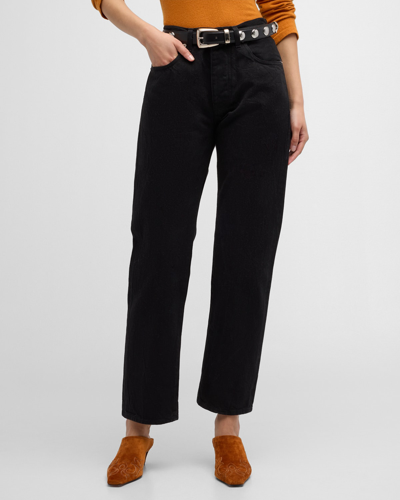 Fortela John Straight-leg Jeans In Black