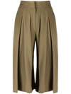 CONCEPTO HIGH-WAIST CROPPED TROUSERS