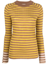 ALYSI ROUND-NECK CHUNKY RIBBED-KNIT TOP