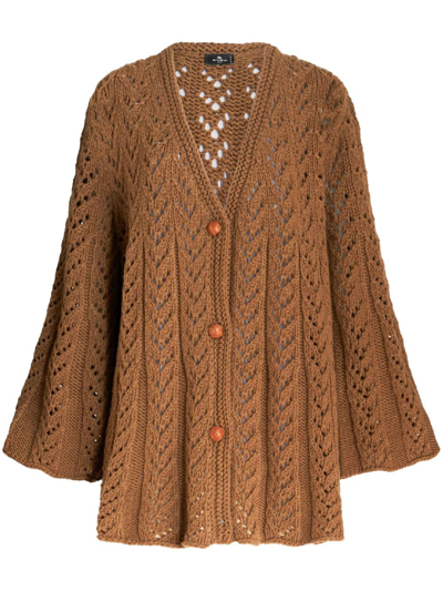 Etro Knitwear In Brown