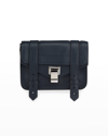 Proenza Schouler Ps1 Mini Leather Crossbody In Black