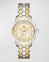 Tory Burch The Tory Chronograph Watch - Two-tone Stainless Steel In Two-tone