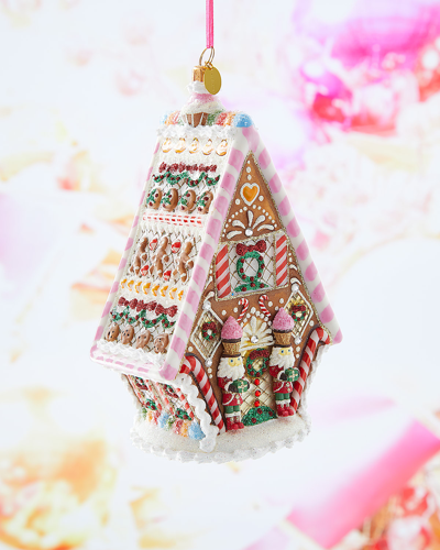 Sweet Savannah Hansel & Gretel Gingerbread House Christmas Ornament