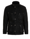 Barbour Black Logo Patch Jacket In Black