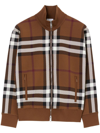 BURBERRY BURBERRY CHECK-PRINT ZIP-UP JACKET