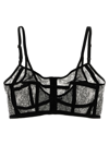 Dolce & Gabbana Sheer Lace Bra Adjustable Straps In Black