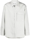 Etudes Studio Études Wool Blend Shirt In Grey