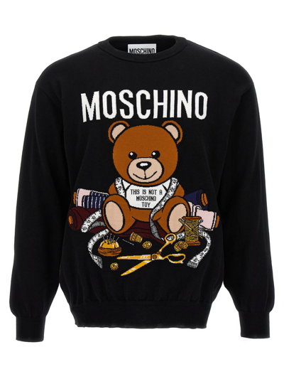 Moschino Teddy Sweater, Cardigans Black