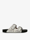 Isabel Marant Gray Lennyo Sandals In Winter Wht