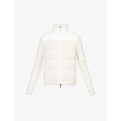 Moncler Tricot Cardigan In White