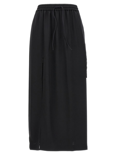 Y-3 Tch Slk Skirt In Black
