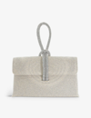 Dune Gold-fabric Brynie Woven Top-handle Bag In Gold-fabric